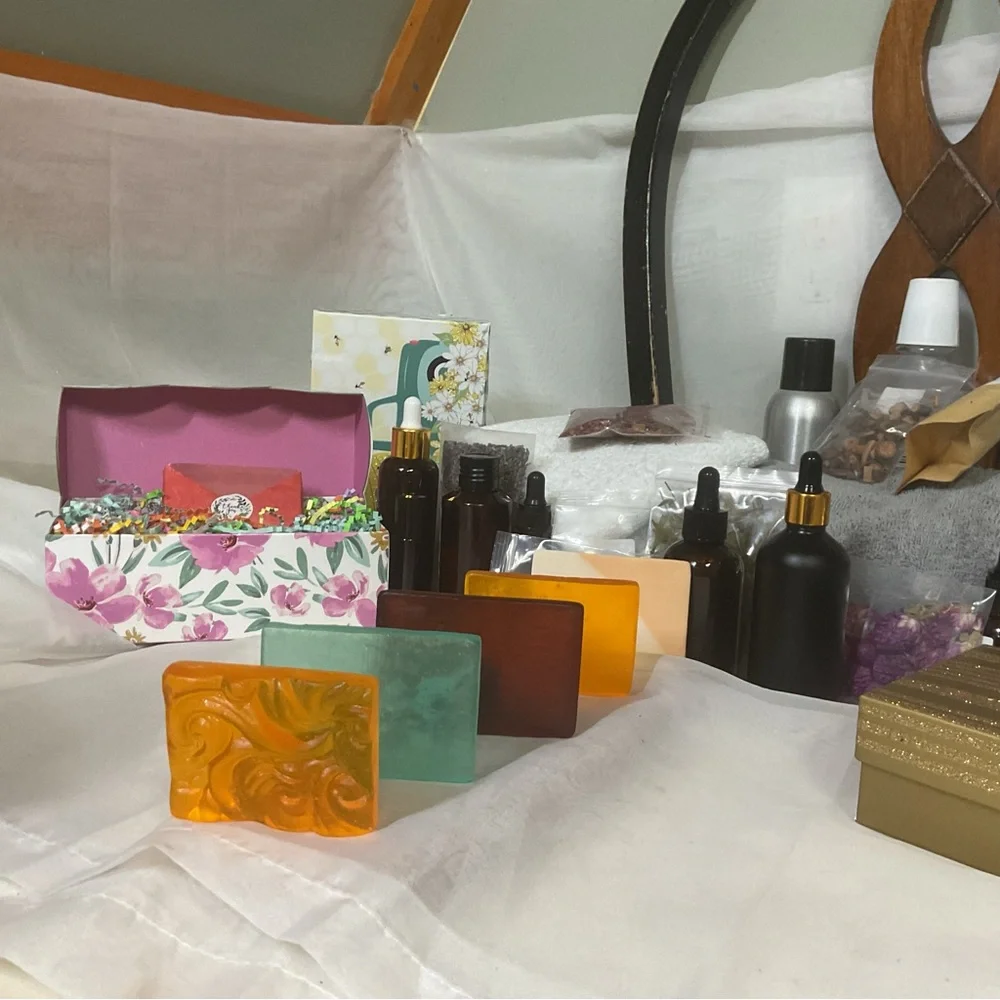 2nd Sample 5 Pak Homemade Creamsicle ‘Carterii’ Frankincense Myrrh Homemade Soap - Picture 2 of 11